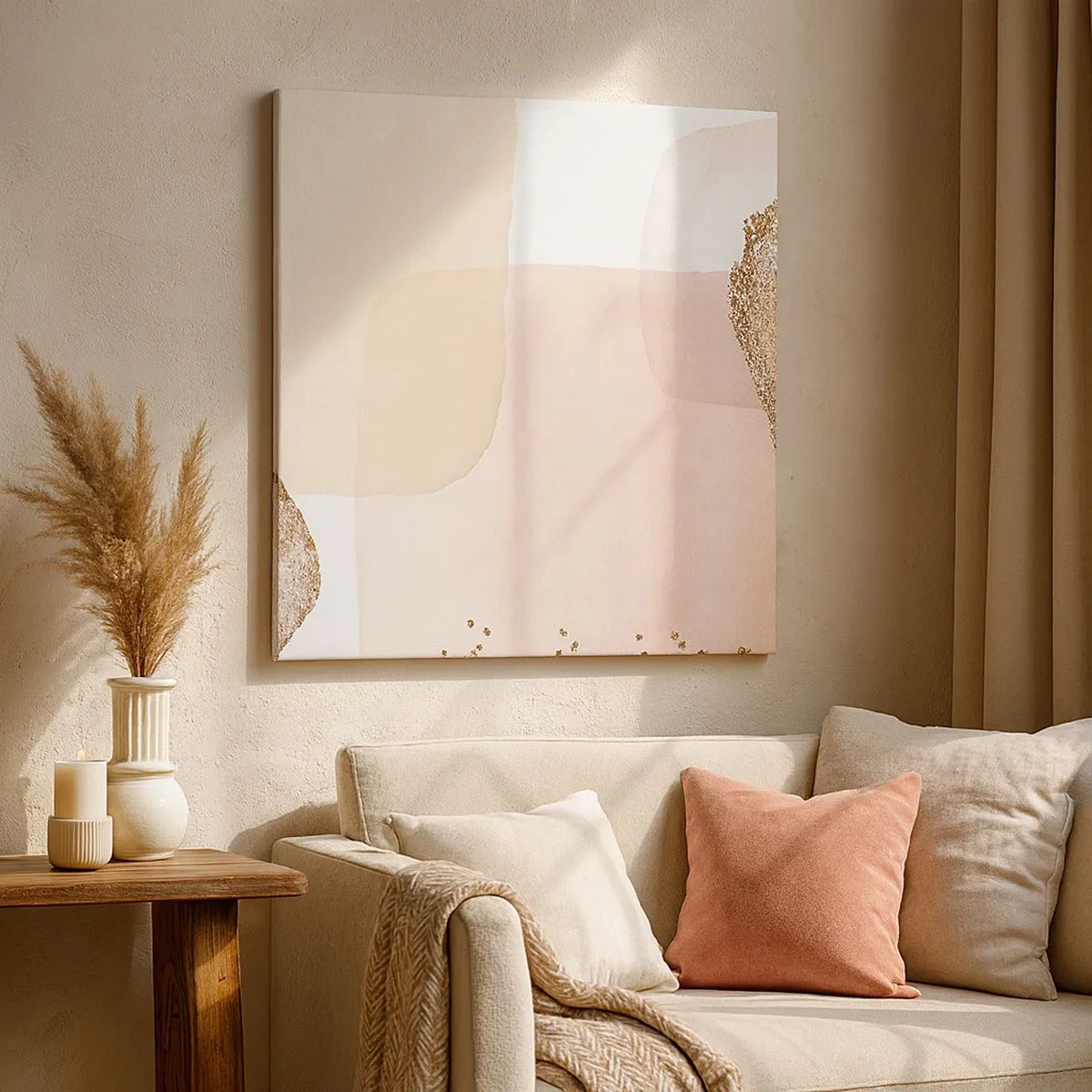 Quadro su tela - Stampe su Tela - Incontro attraverso il colore - 30x30 cm