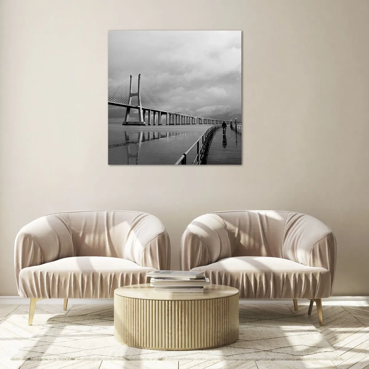 Quadro su vetro - A ciascuno ciò che gli spetta - 60x60 cm