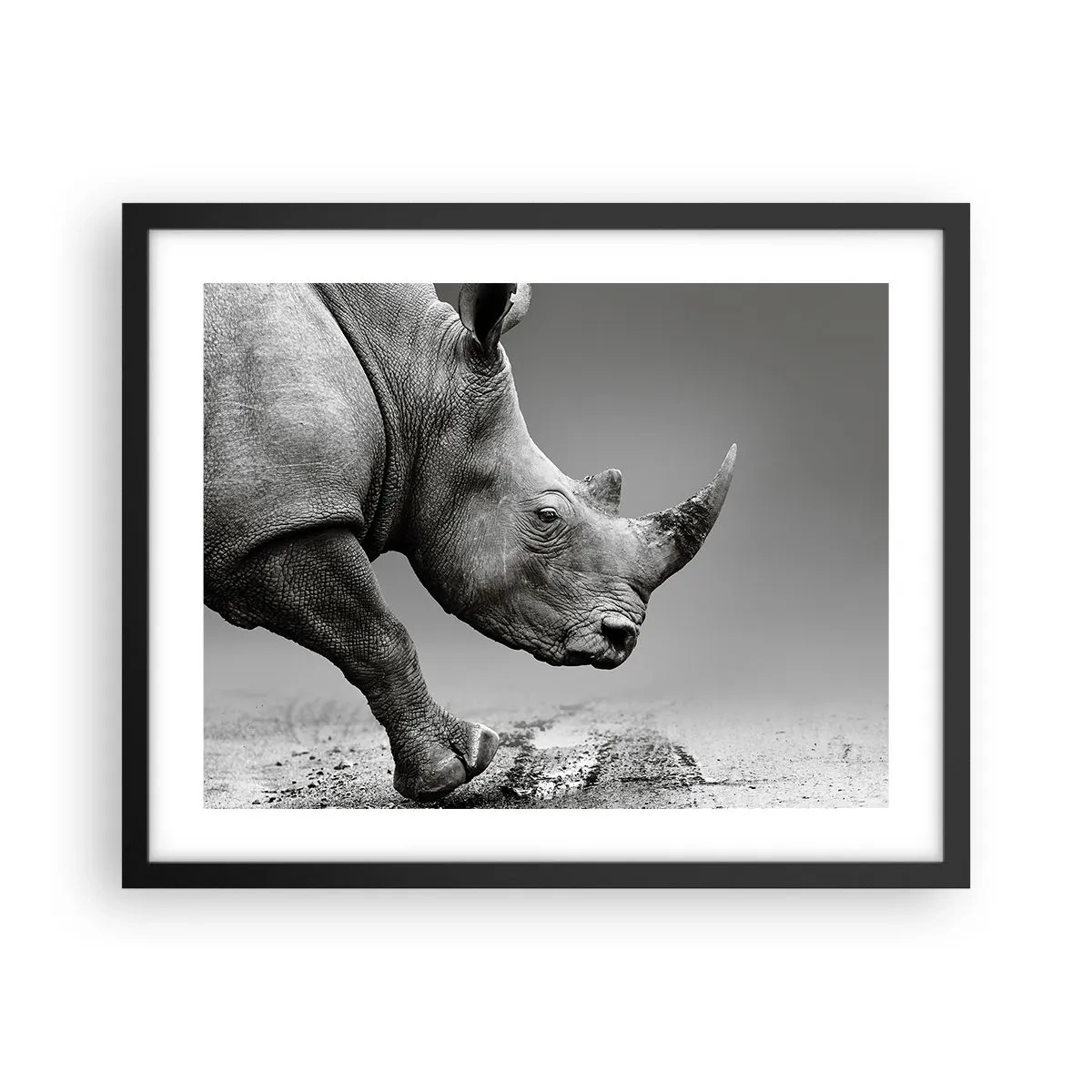 Poster in cornice nera - Forza irrefrenabile - 50x40 cm