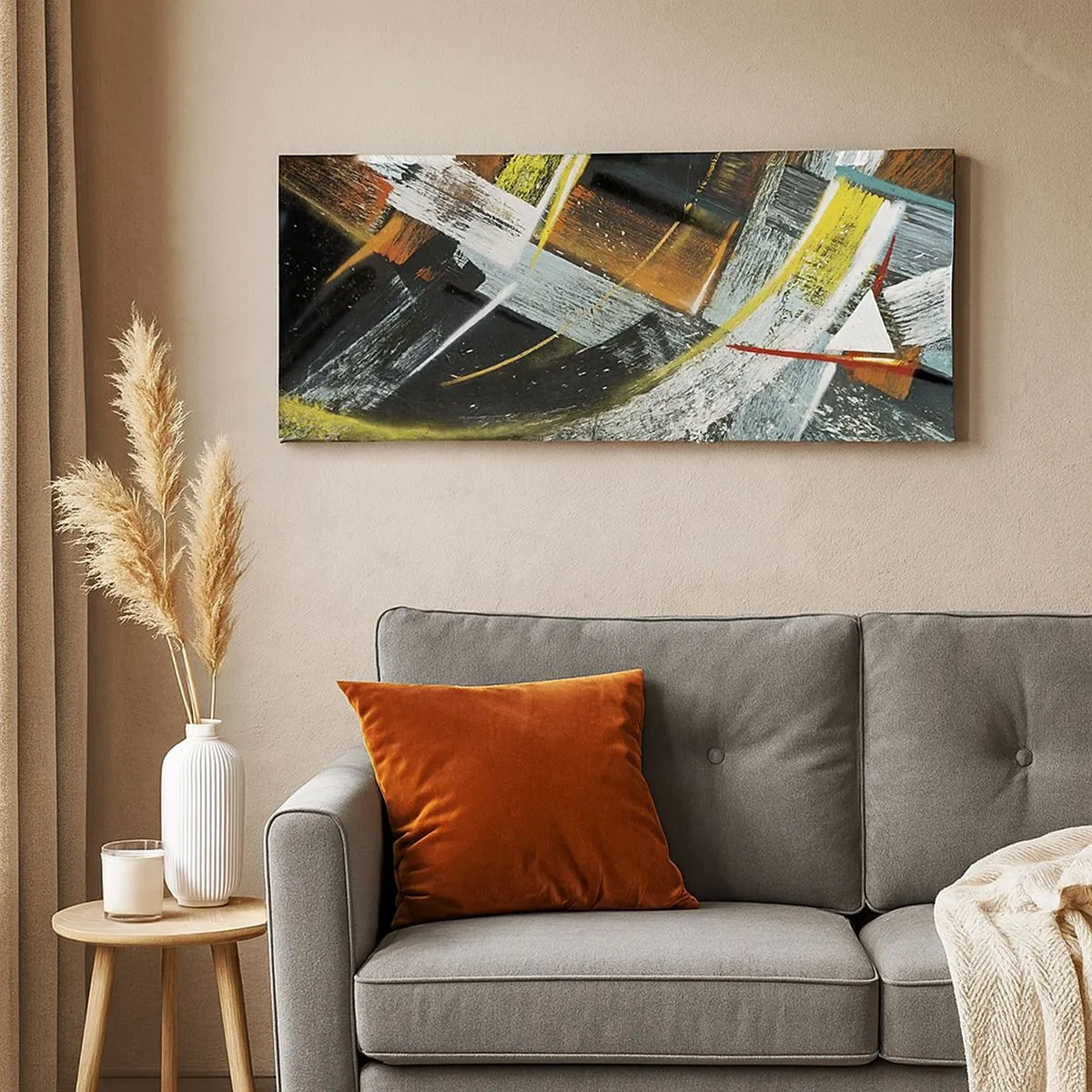 Quadro su tela - Stampe su Tela - L'energia del movimento - 100x40 cm