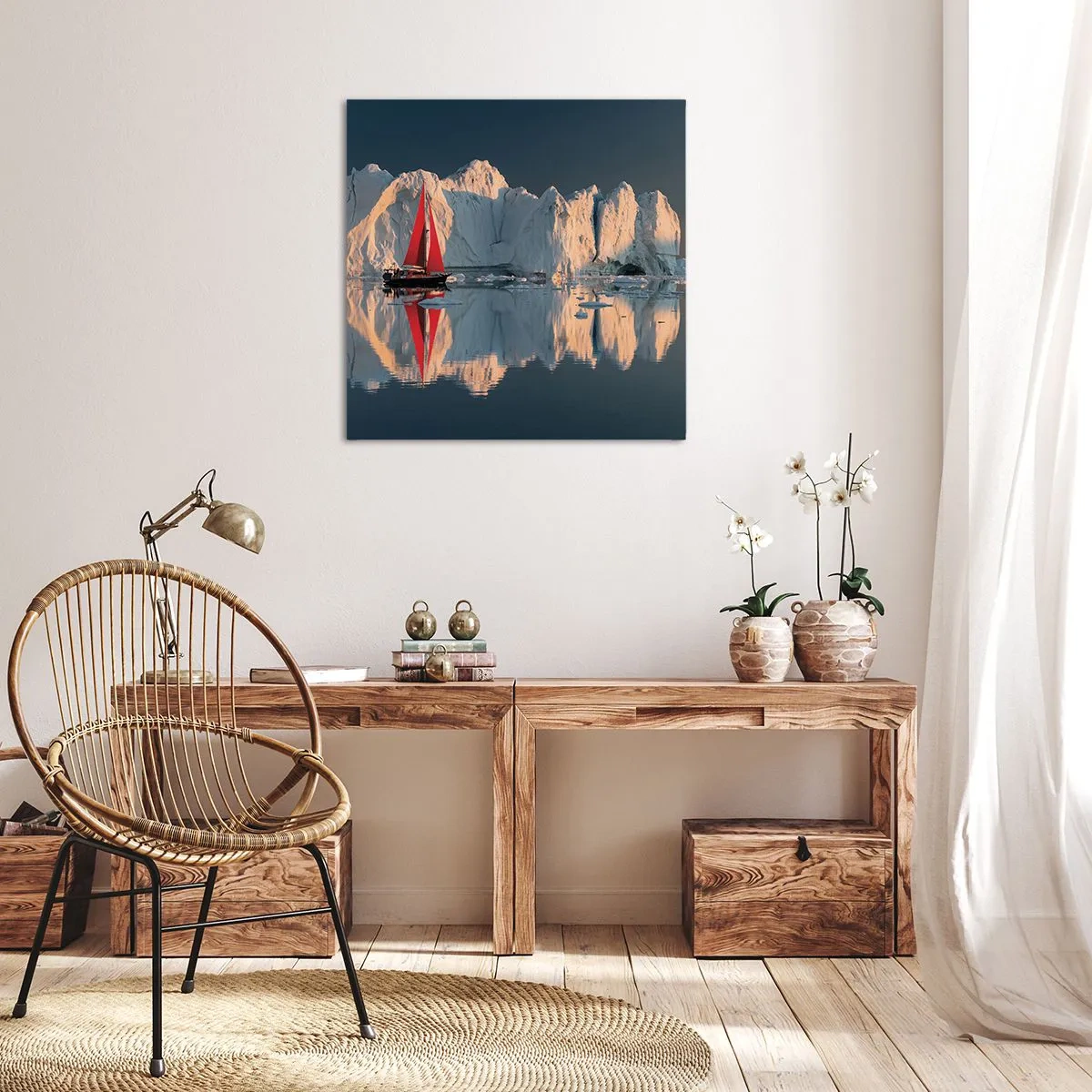 Quadro su tela - Stampe su Tela - Ai confini del mondo - 60x60 cm