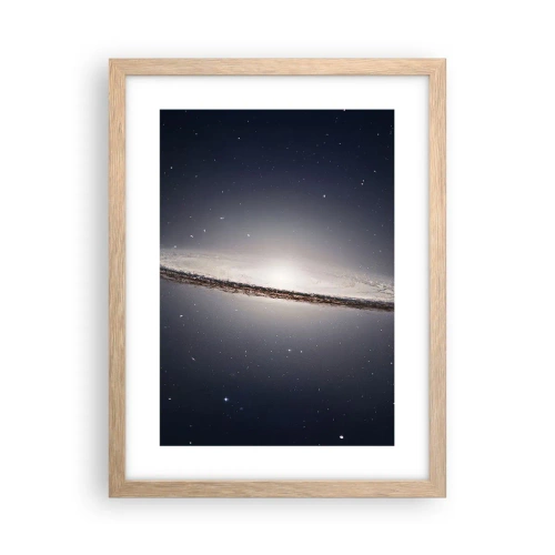 Poster in cornice rovere chiaro - Tanto tempo fa in una lontana galassia... - 30x40 cm