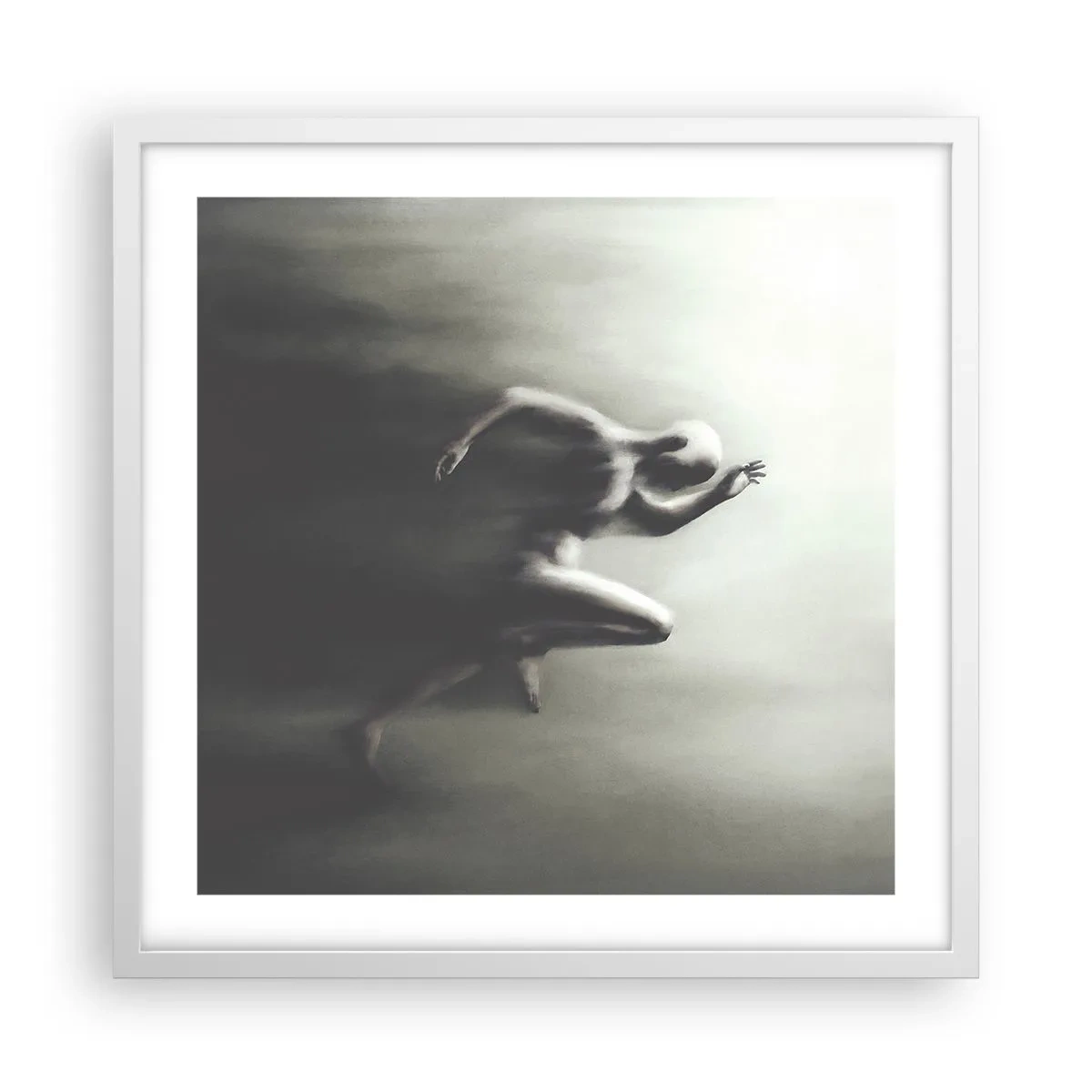 Poster in cornice bianca - Inarrestabile - 50x50 cm