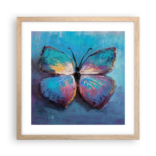 Poster in cornice rovere chiaro - In tutta la bellezza - 40x40 cm