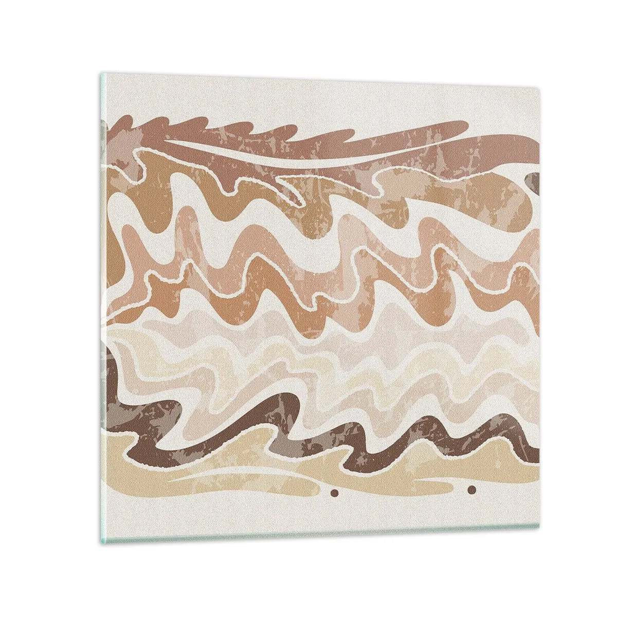 Quadro su vetro - Buona energia - buone emozioni - 60x60 cm