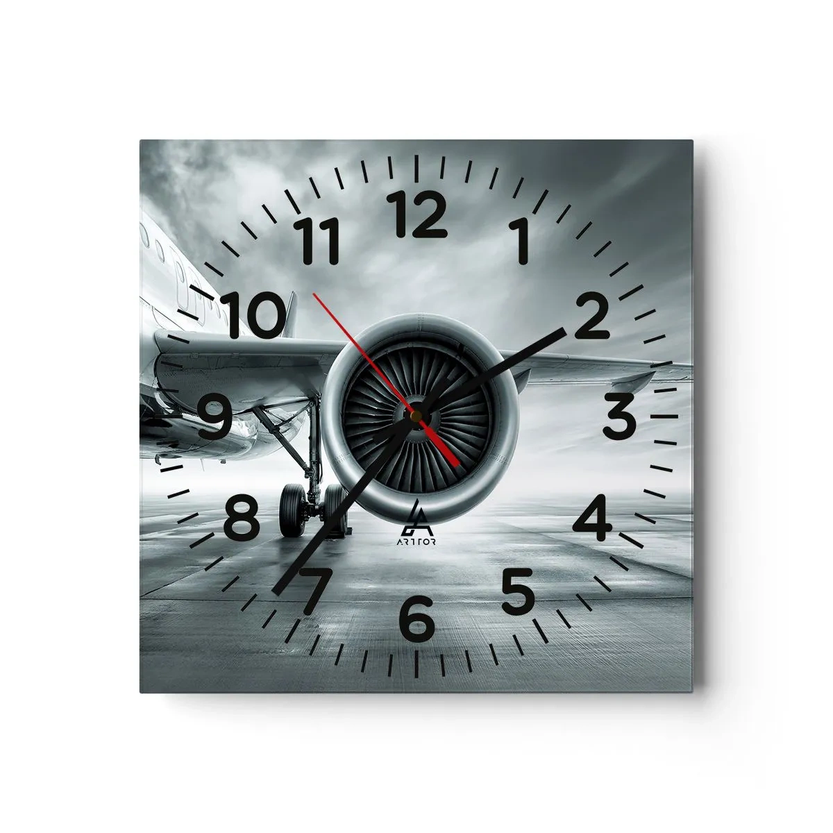 Orologio da parete - Orologio in Vetro - C'è la forza! - 40x40 cm