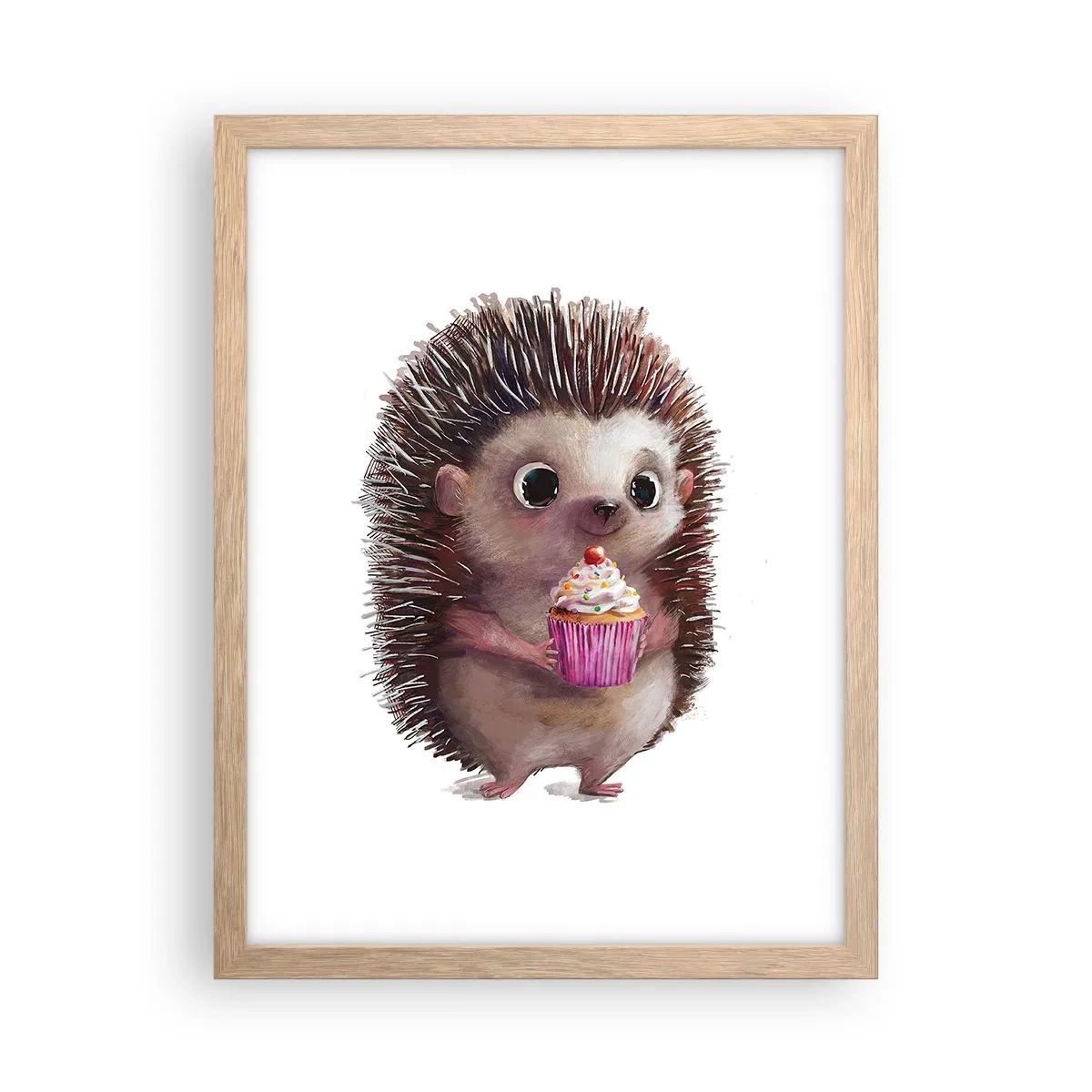 Poster in cornice rovere chiaro - Festa ogni giorno - 30x40 cm