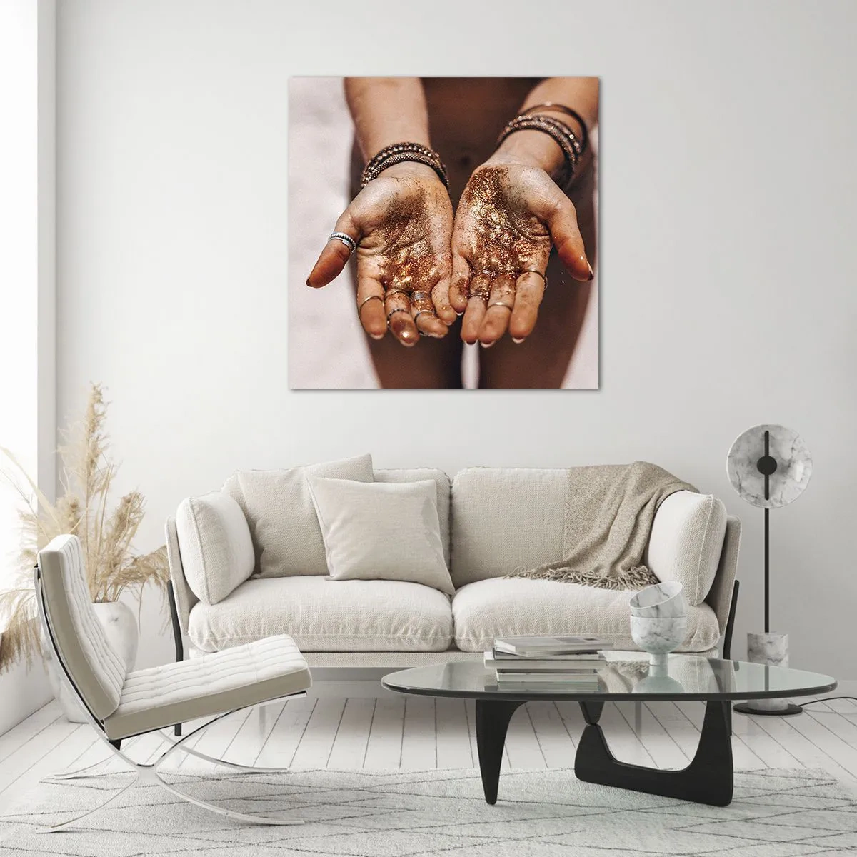 Quadro su vetro - Un dono per te - 70x70 cm