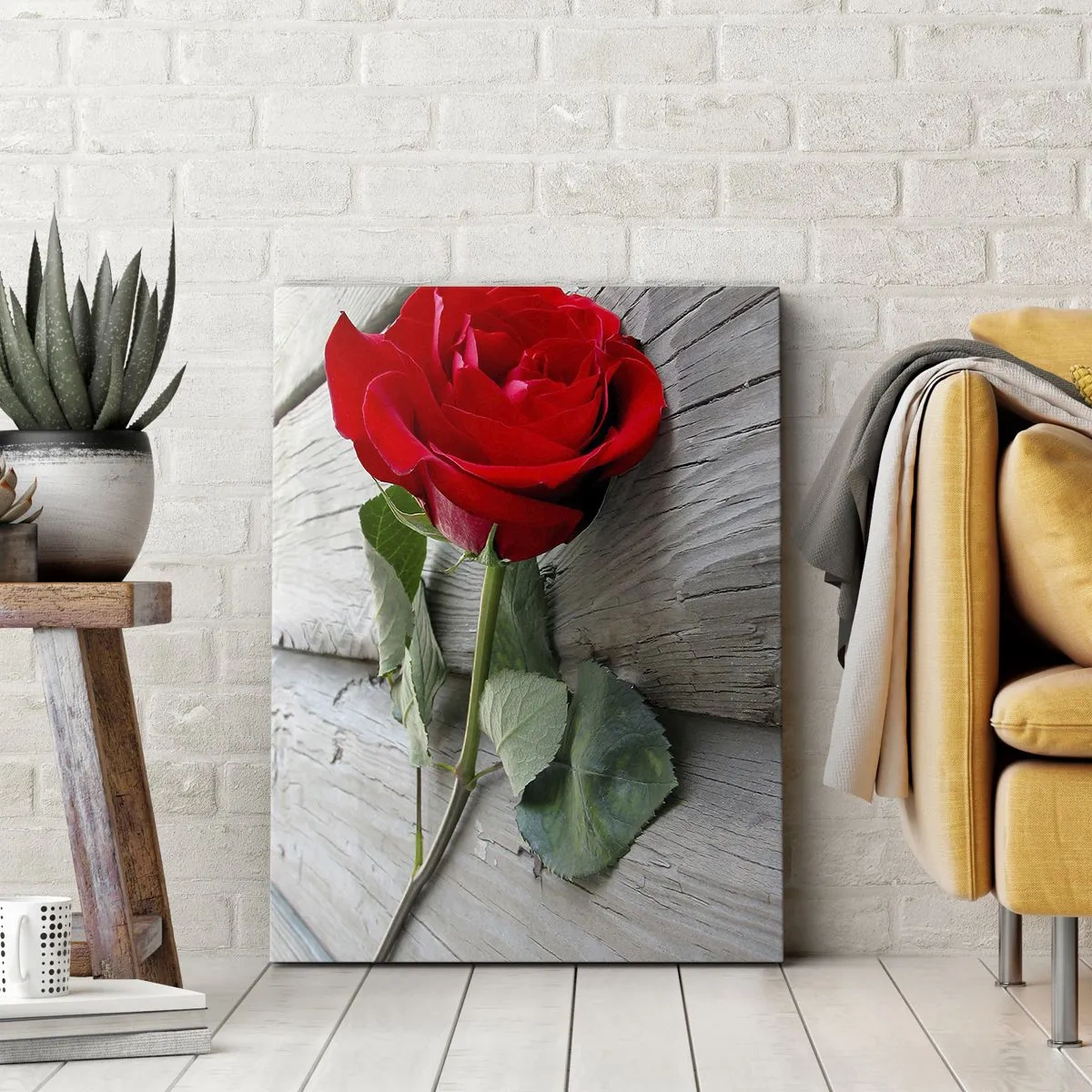 Quadro su tela - Stampe su Tela - Studio in scarlatto - 45x80 cm