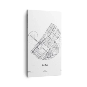 Quadro su tela - Stampe su Tela - Anatomia di Dubai - 45x80 cm