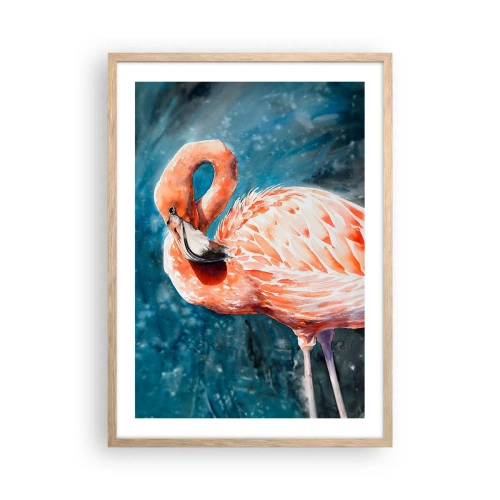 Poster in cornice rovere chiaro - Naturalmente decorativo  - 50x70 cm