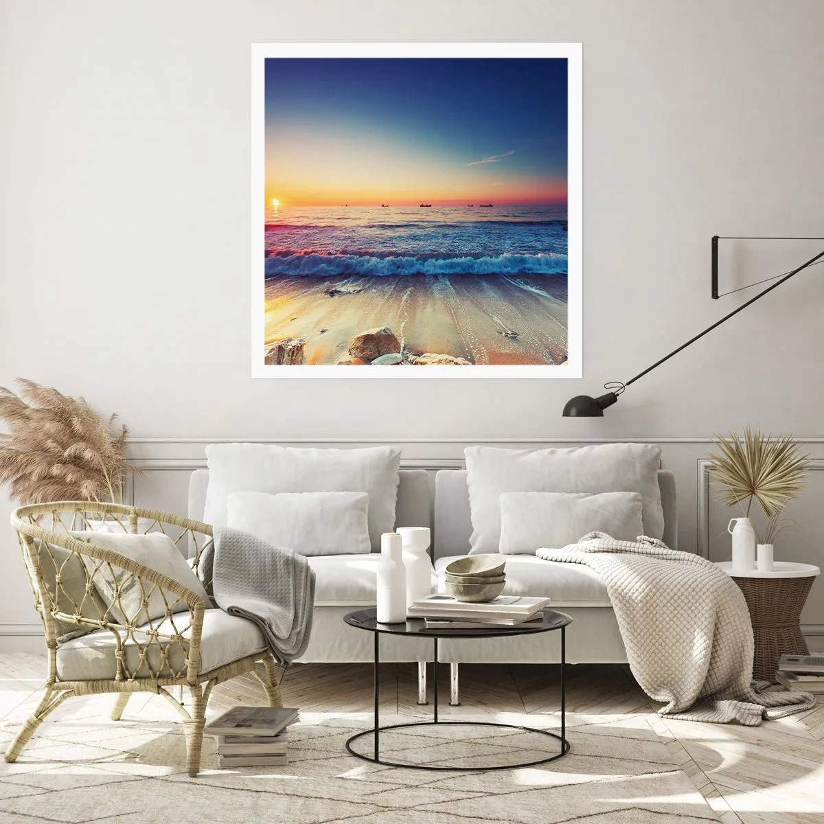 Poster - Cosa c'è dietro l'orizzonte? - 60x60 cm
