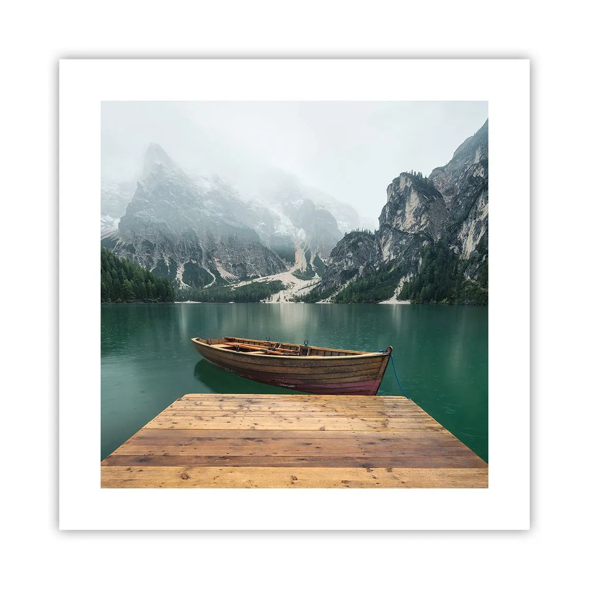 Poster - E attorno le fiere rocce - 40x40 cm