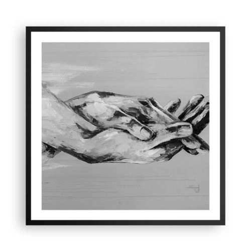 Poster in cornice nera - Inizio... - 60x60 cm