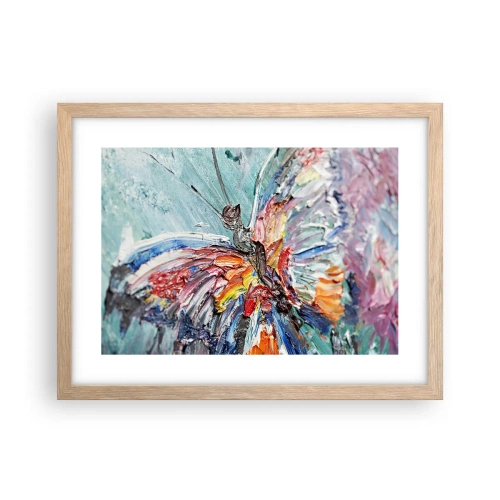 Poster in cornice rovere chiaro - Dipinto dalla natura - 40x30 cm