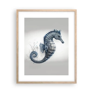 Poster in cornice rovere chiaro - Delicato scherzo di natura - 40x50 cm