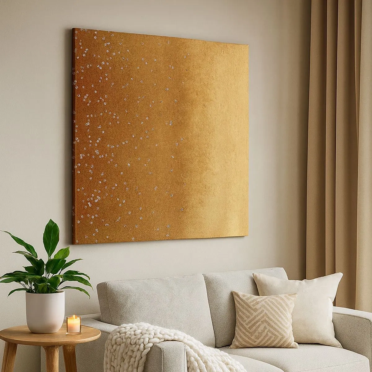 Quadro su tela - Stampe su Tela - La nascita della luce - 30x30 cm