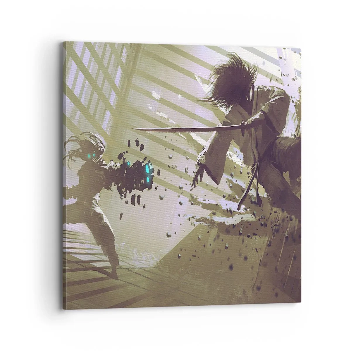 Quadro su tela - Stampe su Tela - Anche tu puoi essere un samurai - 70x70 cm