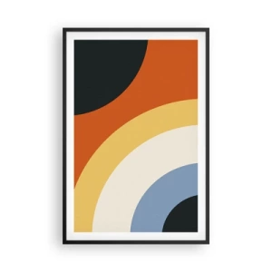 Poster in cornice nera - Verso di se - 61x91 cm