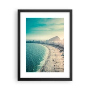Poster in cornice nera - Vacanze senza fine a Rio - 30x40 cm
