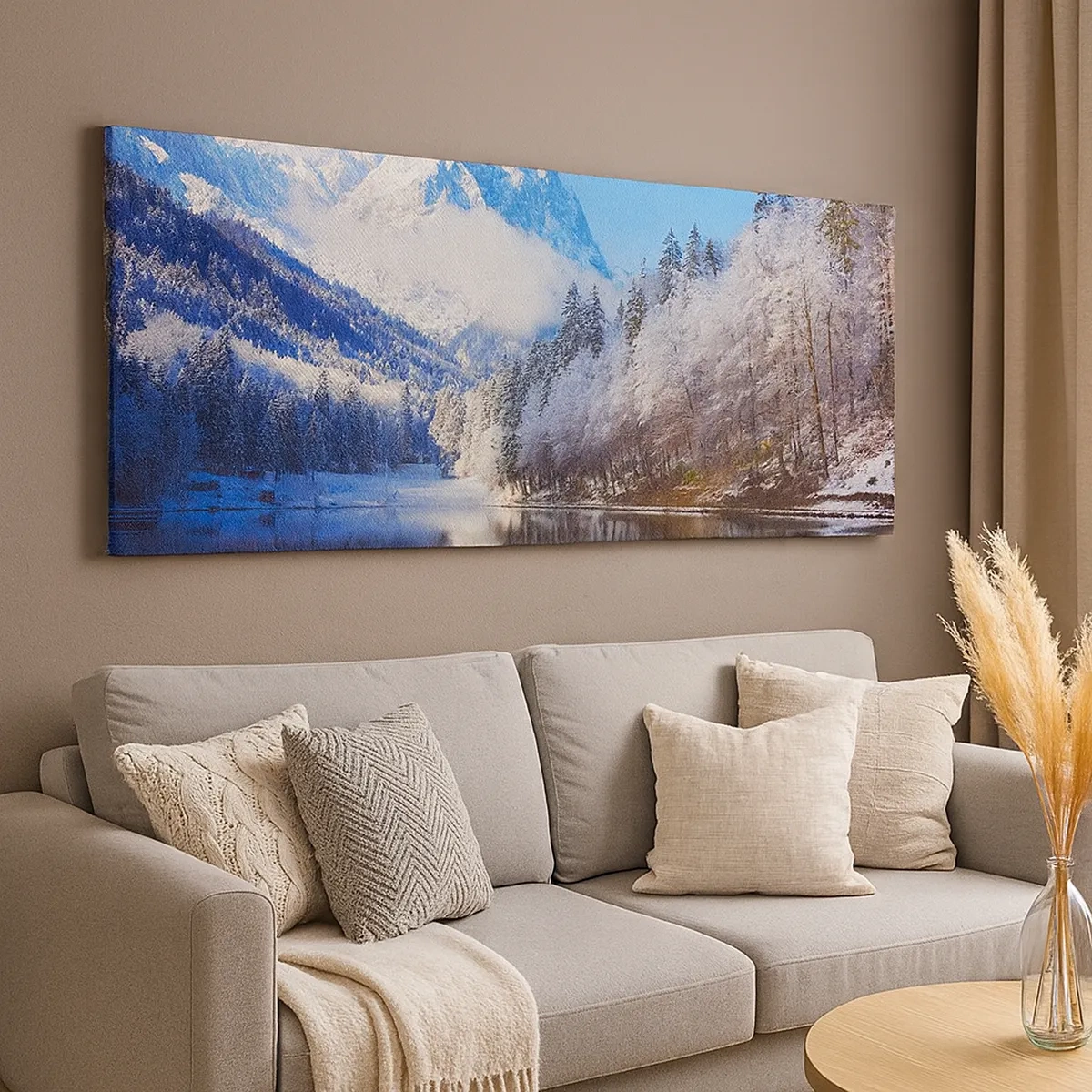 Quadro su tela - Stampe su Tela - Il custode innevato - 30x30 cm