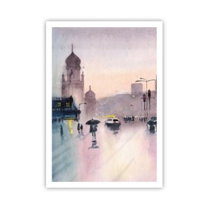 Poster - Nella nebbia piovigginosa - 70x100 cm