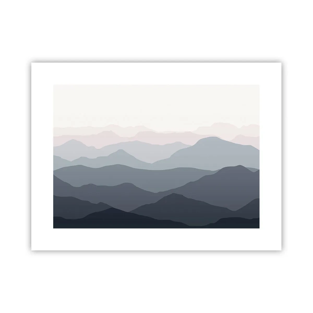 Poster - Le onde dei monti - 40x30 cm
