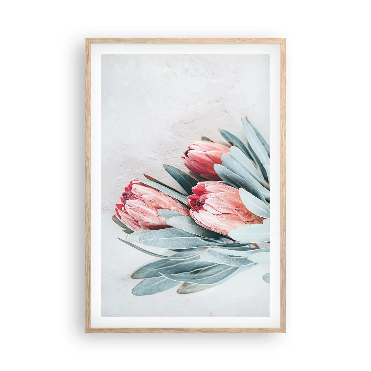 Poster in cornice rovere chiaro - Imbarazzati per la propria bellezza - 61x91 cm