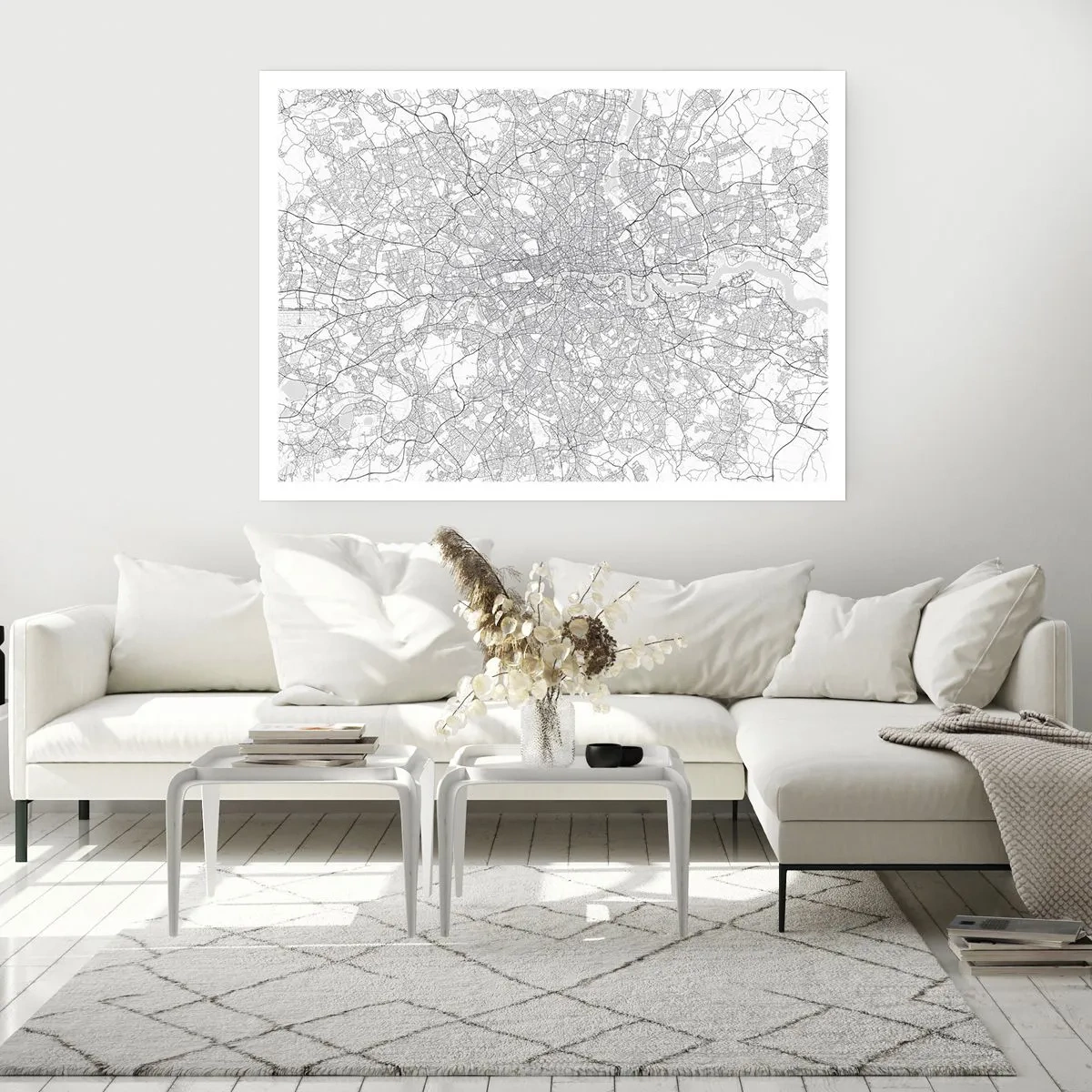 Poster - Mappa del labirinto di Londra - 91x61 cm
