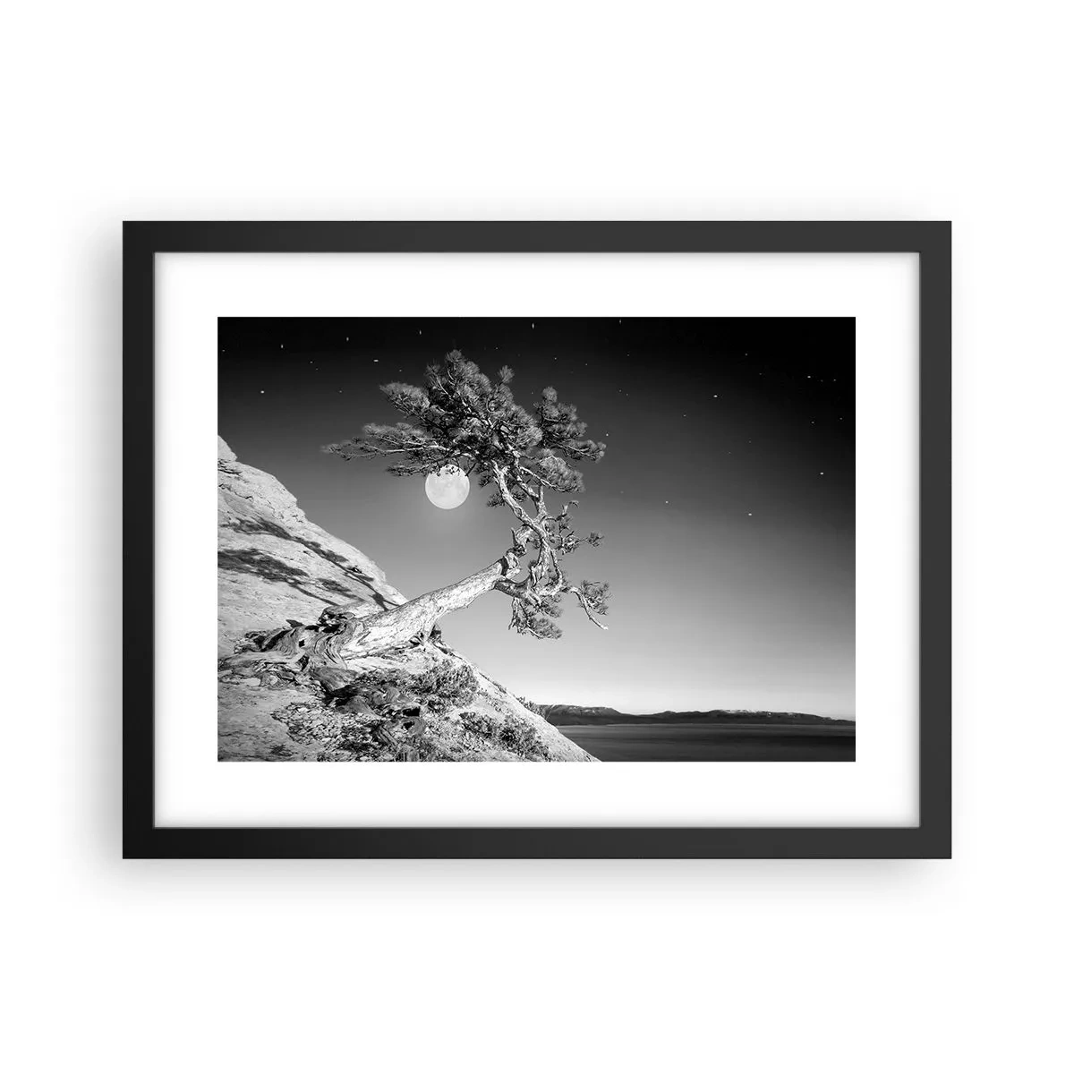 Poster in cornice nera - Guerriera vittoriosa - 40x30 cm