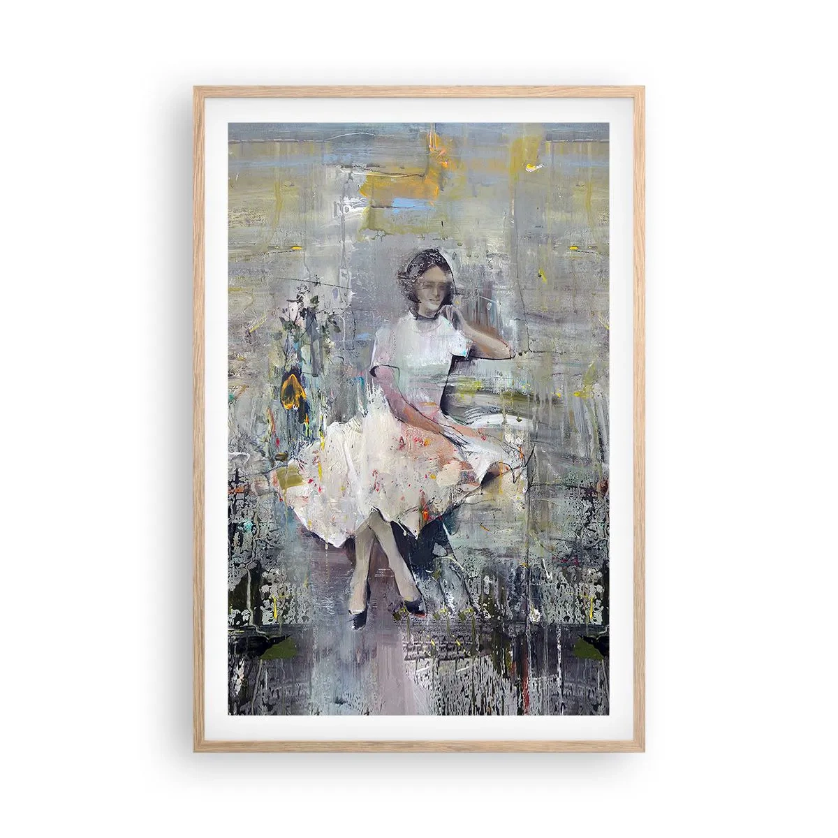Poster in cornice rovere chiaro - Classica e moderna - 61x91 cm