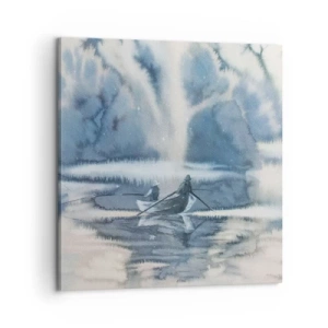 Quadro su tela - Stampe su Tela - I pescatori nel loro paradiso - 60x60 cm