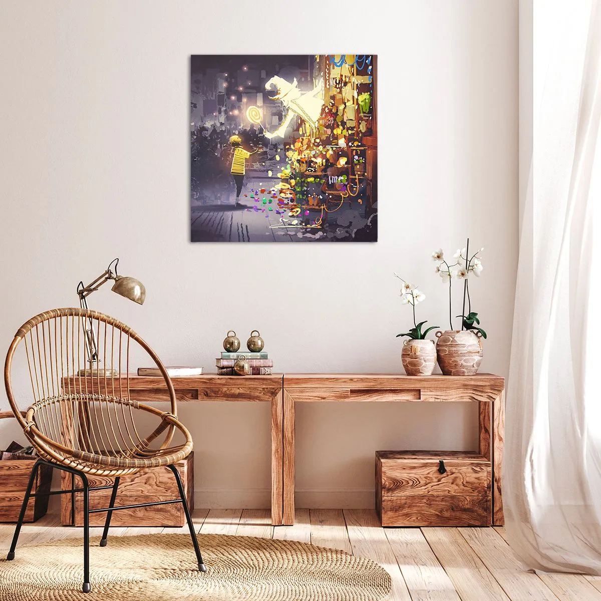 Quadro su tela - Stampe su Tela - La magia esiste - 40x40 cm