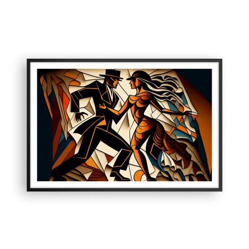 Poster in cornice nera - La danza della passione - 91x61 cm