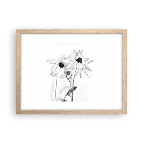 Poster in cornice rovere chiaro - Nessuno vuole essere solo - 40x30 cm