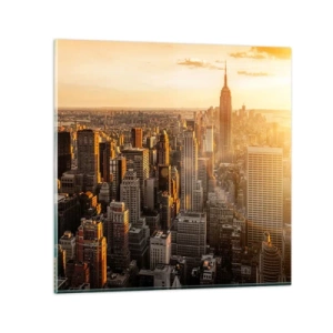 Quadro su vetro - Crescere al sole - 30x30 cm