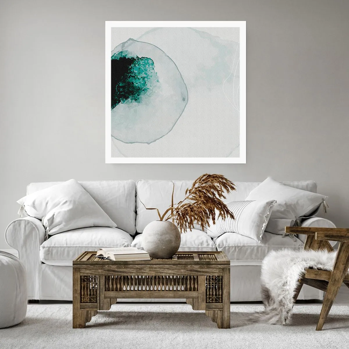 Poster - In una goccia d'acqua - 50x50 cm