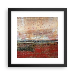 Poster in cornice nera - Forse è il mare - 30x30 cm
