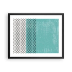 Poster in cornice nera - Composizione equilibrata - 50x40 cm