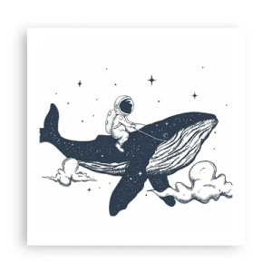 Poster - Avventura nello spazio - 60x60 cm