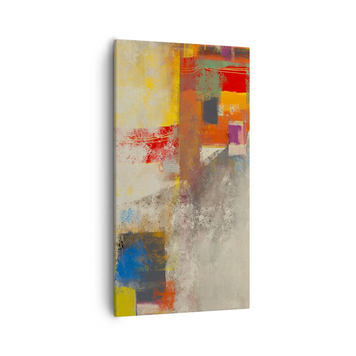 Quadro su tela - Stampe su Tela - Geometria dei colori - 55x100 cm