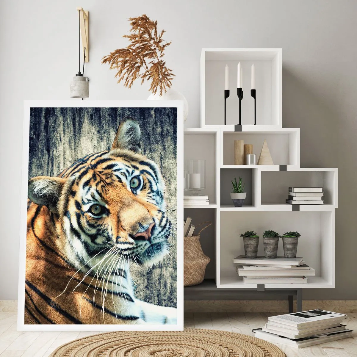 Poster - Ritratto nei flussi di luce - 61x91 cm