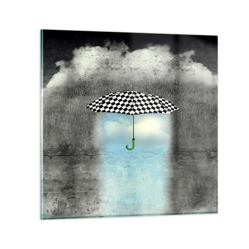 Quadro su vetro - Tuttavia è possibile - 30x30 cm