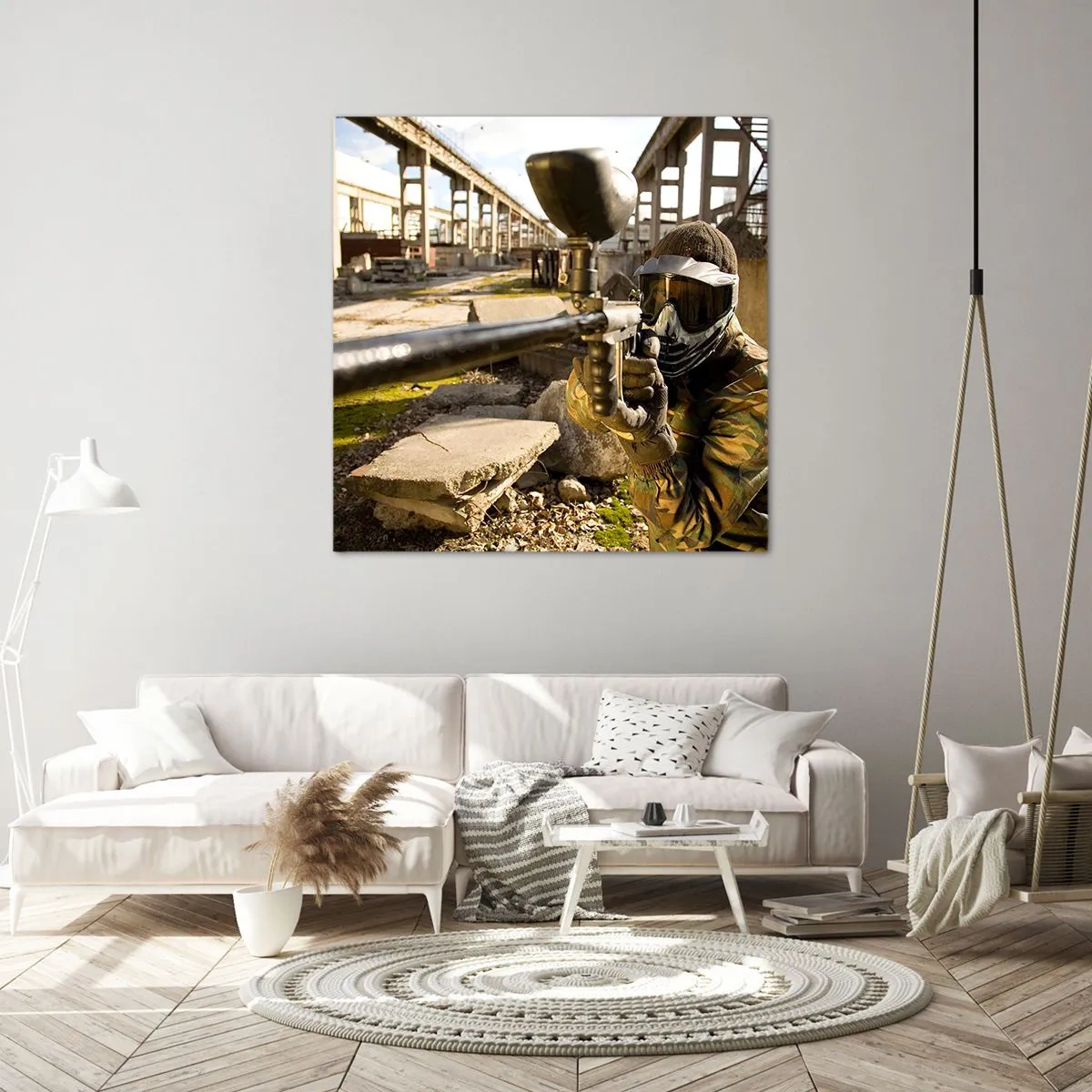 Quadro su tela - Stampe su Tela - Anche tu puoi essere un eroe - 70x70 cm