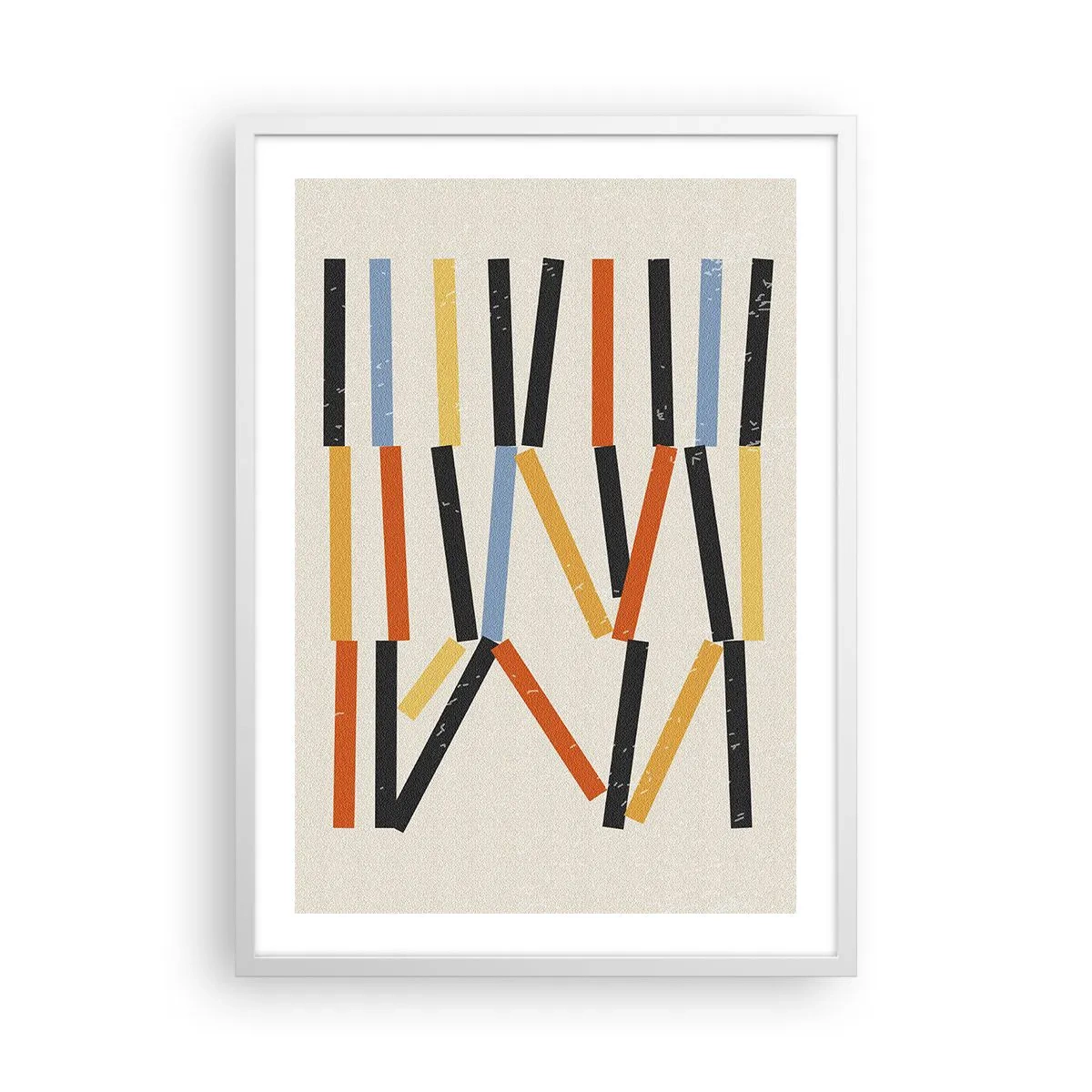 Poster in cornice bianca - Composizione orizzontale - 50x70 cm