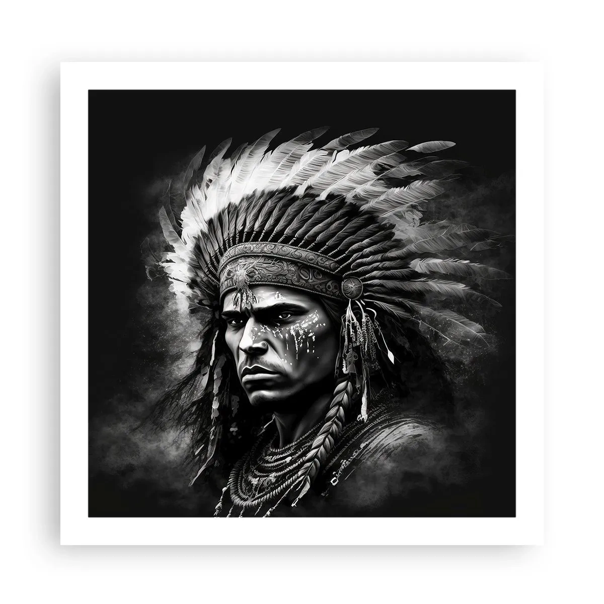 Poster - Capo e guerriero - 60x60 cm