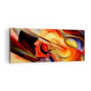 Quadro su tela - Stampe su Tela - L'armonia dei suoni - 100x40 cm