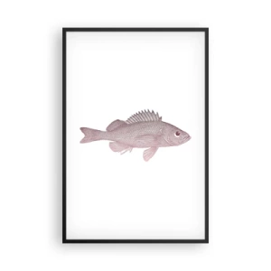Poster in cornice nera - Il pesce dagli occhi enormi - 61x91 cm
