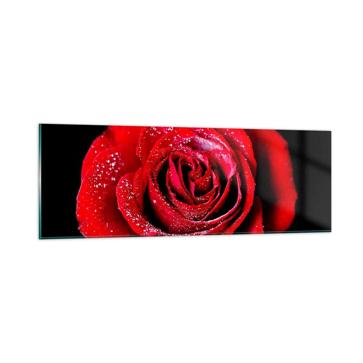 Quadro su vetro - Ecco l'amore - 90x30 cm
