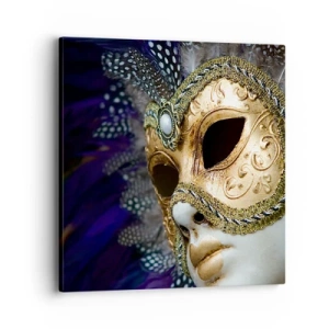 Quadro su tela - Stampe su Tela - Ritratto di Venezia in oro - 40x40 cm